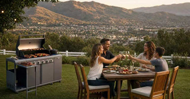 Best Flintex All-in-One BBQ Island Outdoor Kitchen Station | Top Dual Fuel Grill Combo for US Backyards