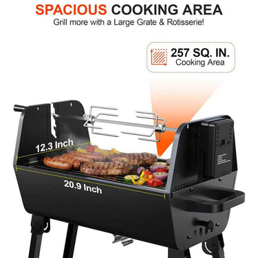 Colt Portable Charcoal Rotary Grill