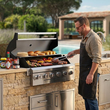 Rustler 6B Built-in Gas Grill