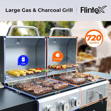 Hoss Gas & Charcoal Grill,Grill and Griddle