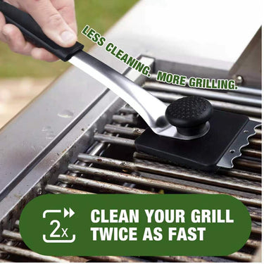 BBQ Cleaning Brush with 2 replacement heads