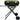 2-Burner Portable Propane Gas Grill Green | 2-in-1 Outdoor Camping BBQ Grill